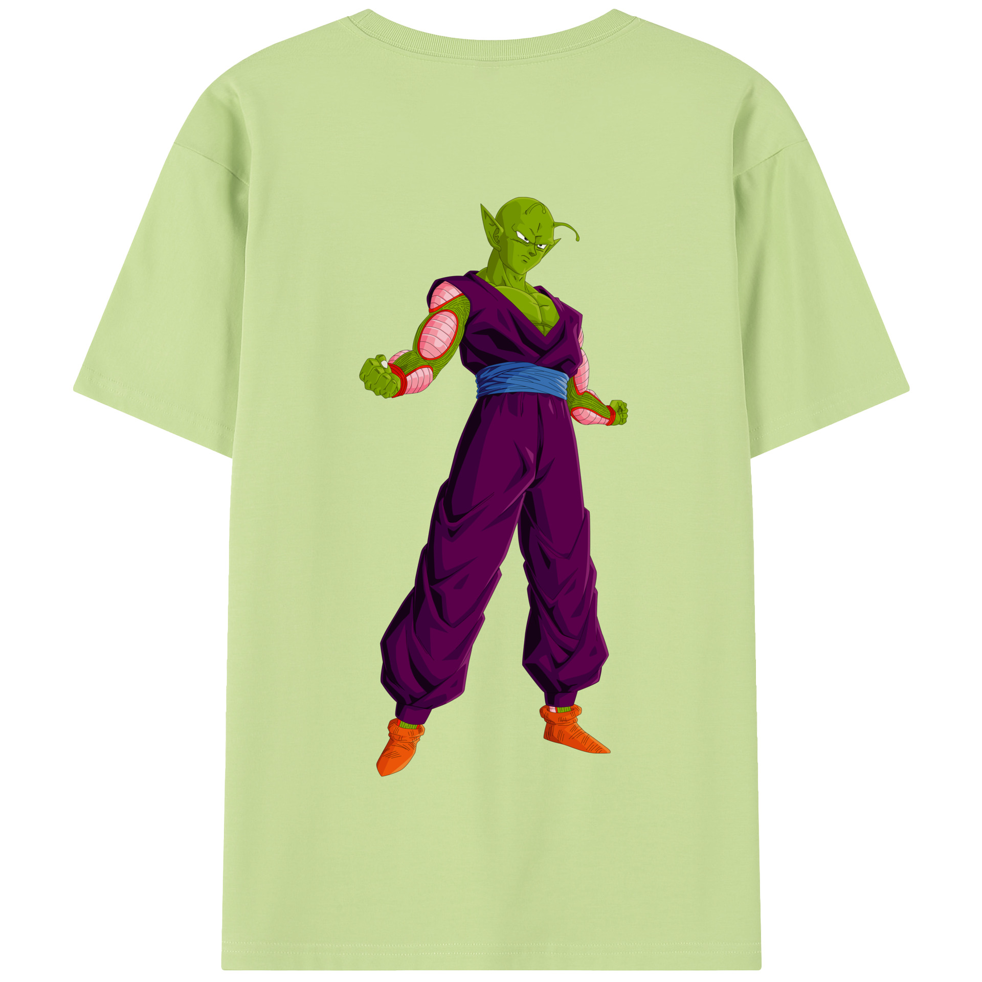 （画像用） ドラゴンボール ピッコロ DRAGON BALL Piccolo 綿100％半袖Tシャツ（背面プリント）